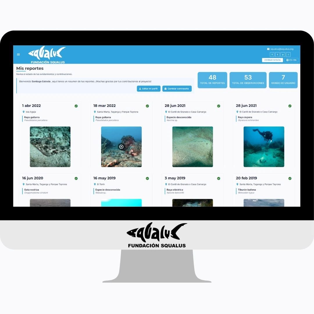 Nueva plataforma digital para el PNAT de Fundación SQUALUS